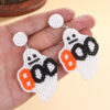 O1CN018p6Jw91TQG285JWVJ_2207499512376-0-cib Wholesale Halloween Exaggerated Rice Bead Sewing Earrings