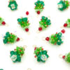 Wholesale Christmas Tree Beaded DIY Woven Earring Pendant