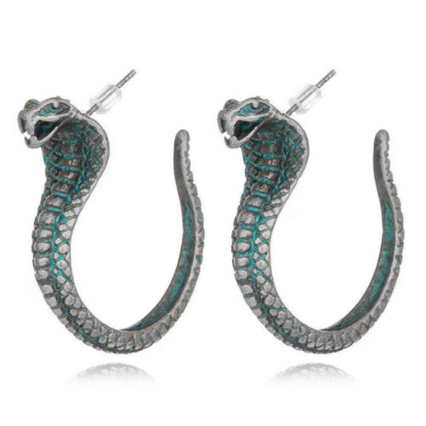 Wholesale Distressed Snake Earrings