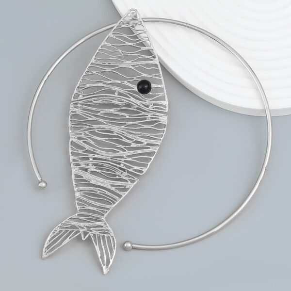 Wholesale Alloy Small Fish Pendant Earrings