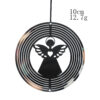 O1CN018u4tm01ZeLq8LxS37_2216867883219-0-cib Wholesale10CM Silver 3D Wings Angel Stainless Steel Rotating Wind Chime