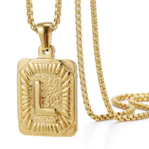Gold L (including chain)
