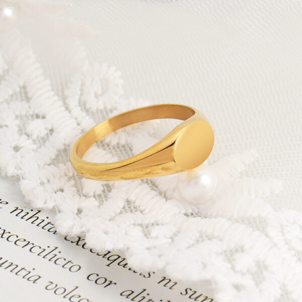 Wholesale Diamond Stainless Steel Titanium Steel Ring