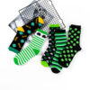 Wholesale England Clover Series Knitted Jacquard Cotton Socks