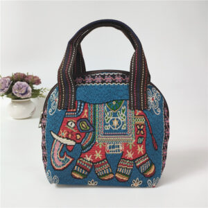 Blue bottom Elephant Shell bag