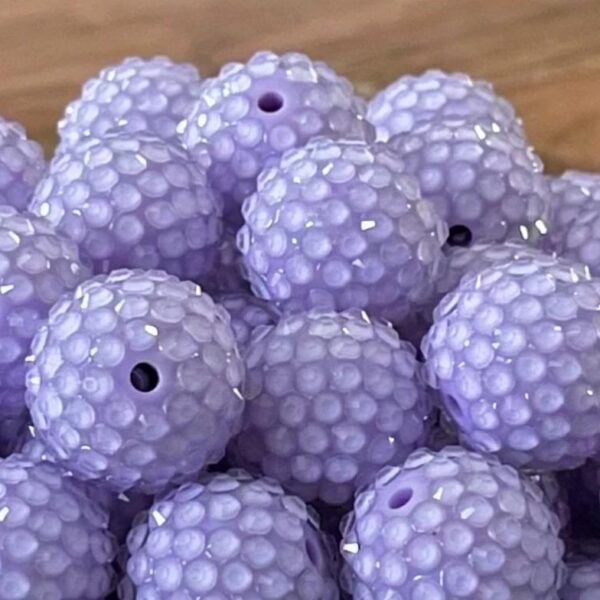 O1CN01904au31QErPMfViW6_2201245431945-0-cib Wholesale 20MM Resin Light Purple Transparent Diamond Ball Beads