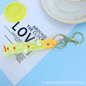 Yellow (K gold round lobster buckle)