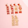 Wholesale Valentine's Day LOVE Rice Bead Earrings