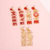 Wholesale Valentine's Day LOVE Rice Bead Earrings