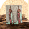 Wholesale of Western Style Plants, Flowers, Retro Ethnic Style Long Boots, Wooden Earrings