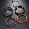Wholesale Handwoven Bohemian Retro Diy 4 Piece Bracelet Set