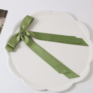 Polyester cotton double-layer ribbon duckbill clip 14 * 23cm14g Green