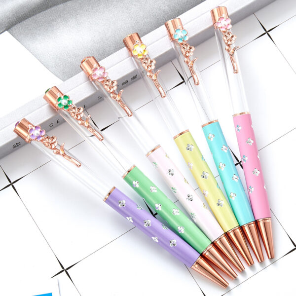 Wholesale Plastic DIY Camellia Empty Tube Grease Pen