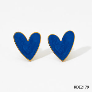 Blue earrings KDE2179