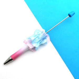 bullet type / Flower style-47 blue, white and purple