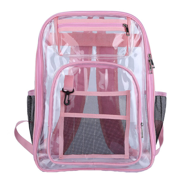 O1CN0195FOpi1LZOmfrUeRh_3525731313-0-cib Wholesale PVC Large Capacity Jelly Colored Transparent Backpack