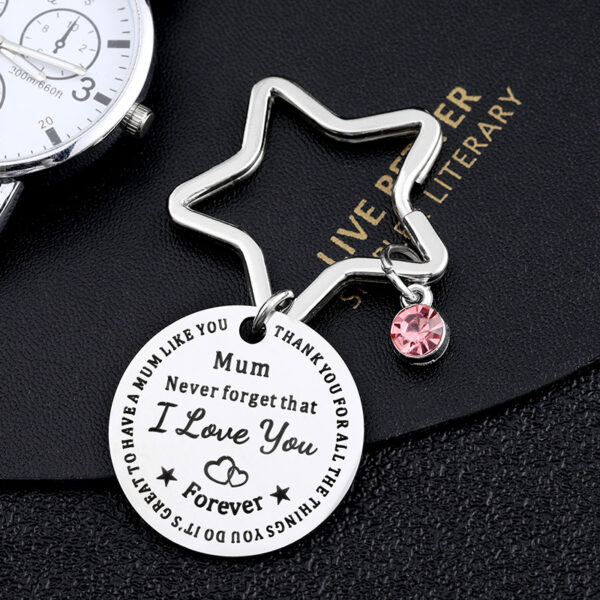 Wholesale Mum Stainless Steel Key Chain for Mother's Day