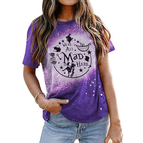 Wholesale New Summer Round Neck Short Sleeve Letter Printed T-shirt Tops