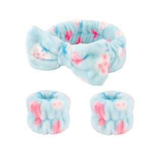 #24 sky blue strawberry three-piece set (3 elastic bands)