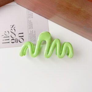 11cm wave-lacquer fruit Green / Metal