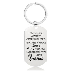 W00042 Keychain Silver