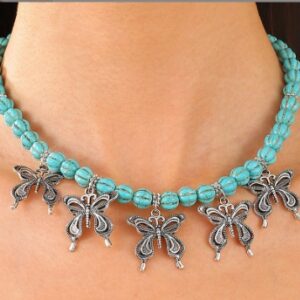 Ancient silver blue 10242