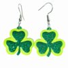 O1CN01992iVB1ZFcZ3tvTIa_1794553165-0-cib Wholesale Green Fashion Simple Lucky Clover St. Patrick Clover Personality Earrings