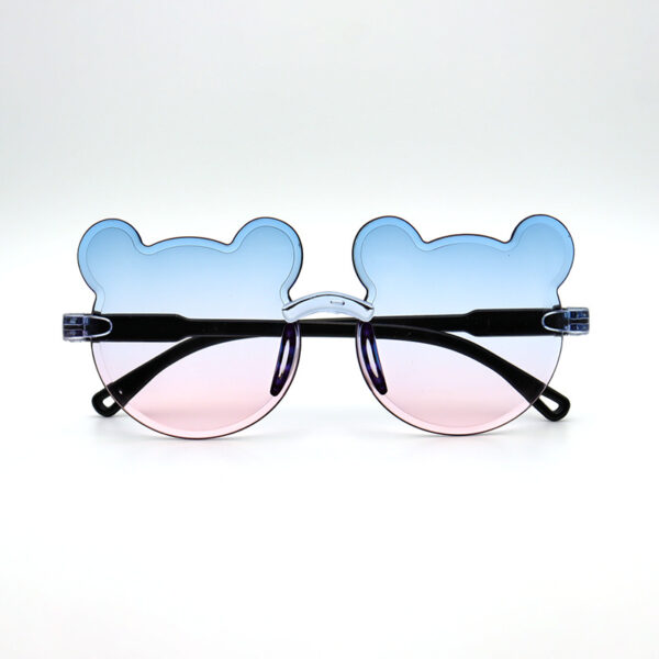 Wholesale Resin Bear One-piece Frame Children's Sunglasses