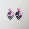 O1CN0199erfp1tTALWfhQMv_2207988525902-0-cib Wholesale Acrylic Pink Skull Earrings Engraved Graffiti Heart