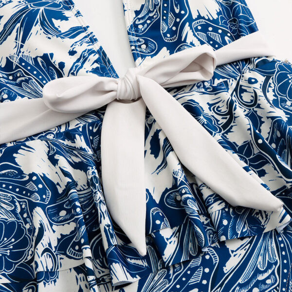 Wholesale Vintage Chiffon Maxi Dress Polyester Swimwear