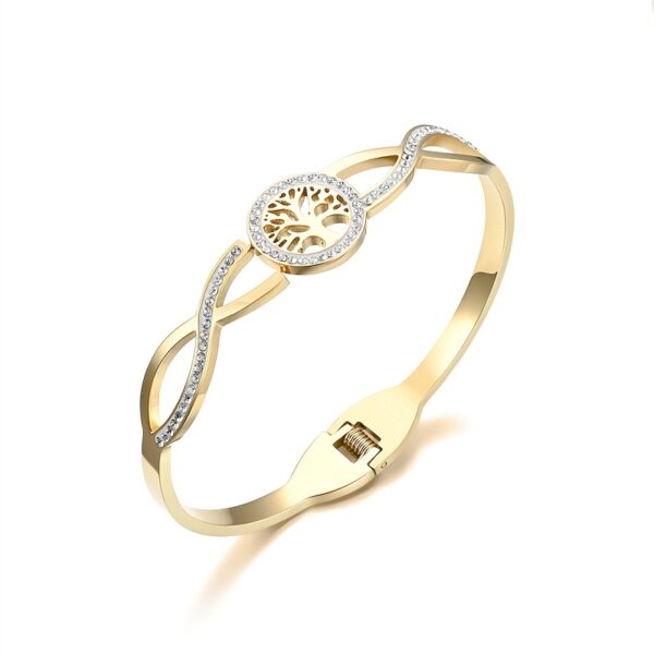 Wholesale Tree of Life Stainless Steel Bracelet