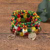 Wholesale Cute Pendant Multilayer Beaded Bracelet