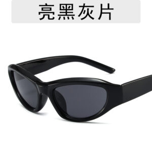 Single glasses / Bright Black Gray