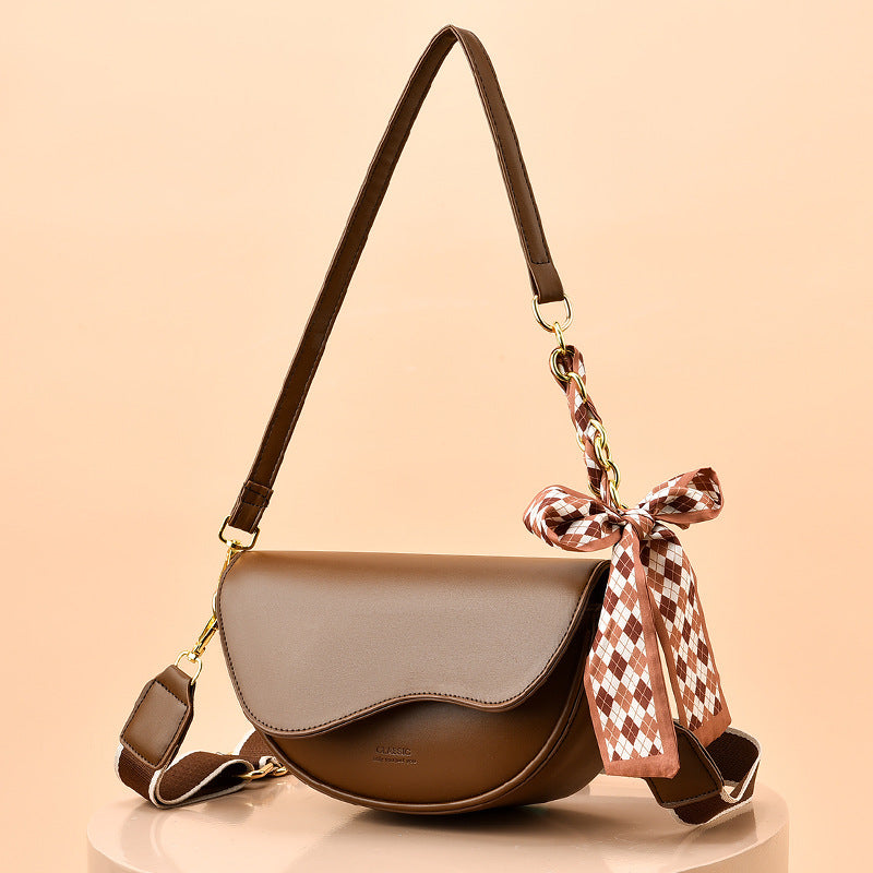 Wholesale 2023 Autumn and Winter New PU Underarm Saddle Bag