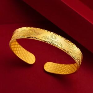 [dragon and phoenix beads heart sutra gold plated and thickened]