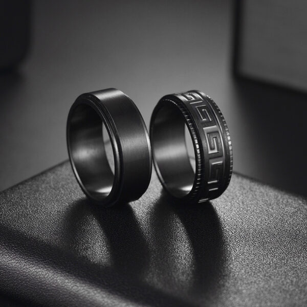 Wholesale New Turn Men's Titanium Steel Ring