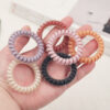 O1CN019JMYjY2Ip1jQ7tjOX_2606149334-0-cib Wholesale Morandi Semi Transparent Matte TPU Hair Scrunchies