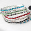 Wholesale Full Diamond Elastic Cord Claw Chain Bracelet