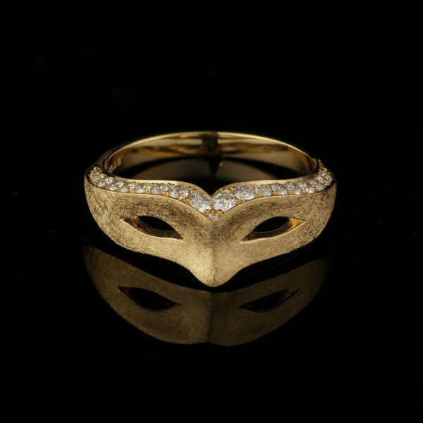 O1CN019LmJ871QEOm0ySFk6_2211938561944-0-cib Wholesale Copper 18K Real Gold Masquerade Ring