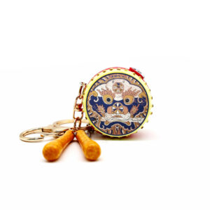 Sword and lion drum-blue