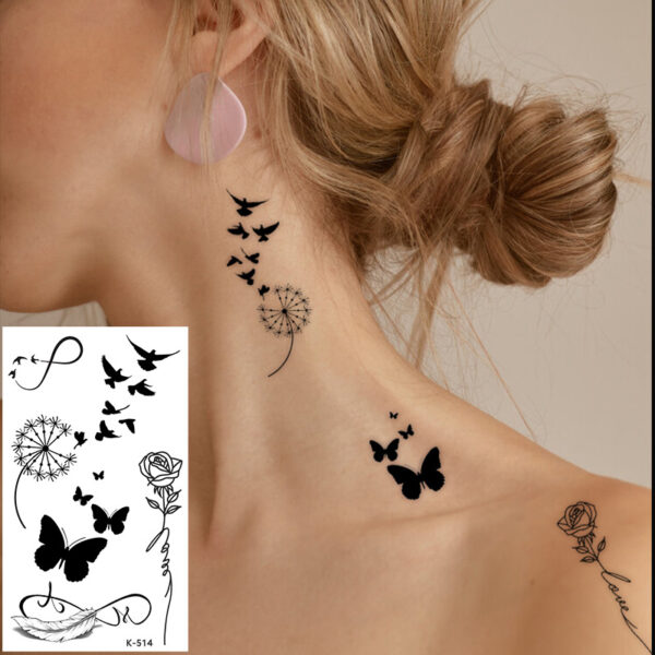 Wholesale Fresh Flower Tattoo Stickers