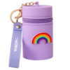 Wholesale Mini Portable Silicone Bucket Storage Bag Coin Purse Keychain