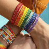 Wholesale Jewelry Bohemian Rainbow Miyuki Beads Bracelet