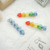 Wholesale Rainbow Hearts Acrylic Hair Clips Set