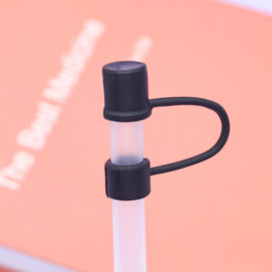 Black -10mm / 10mm straw cap [without straw]]