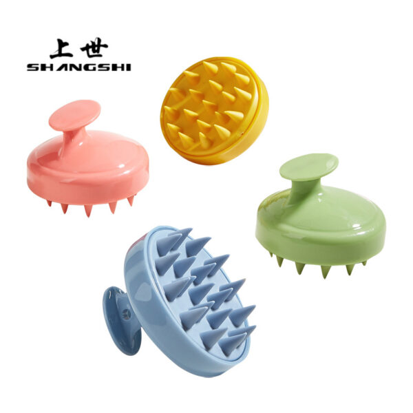 Wholesale Wet and Dry Scalp Massage Silicone Shampoo Brush