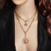 O1CN019ZGFys2JjMFPE8RFk_3025409457-0-cib Wholesale Alloy Folding Sun Necklace Suit