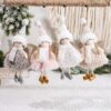Wholesale Christmas Fabric Jacquard Hats, Angel Baby Decorative Pendants
