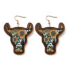 O1CN019aBfB41zp30e9WxuP_2215459036762-0-cib Wholesale Western Vintage Bull Head Inlaid Wooden Earrings