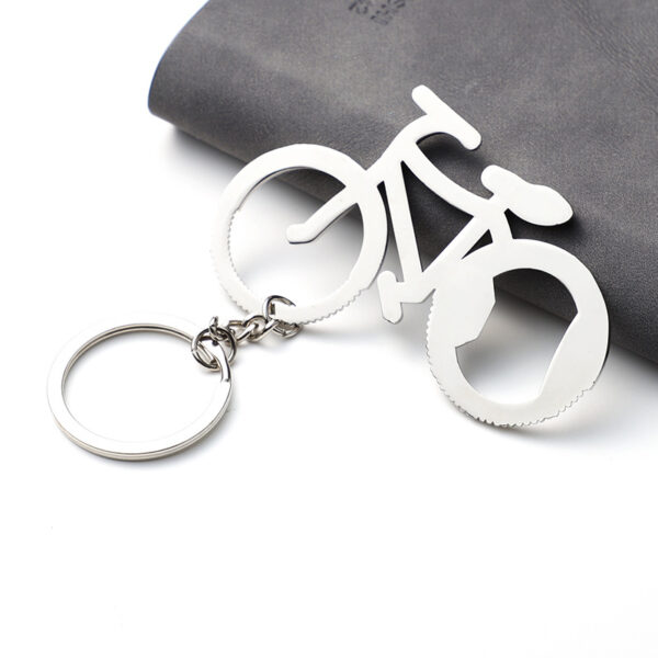Wholesale Bicycle Bottle Opener Metal Keychains